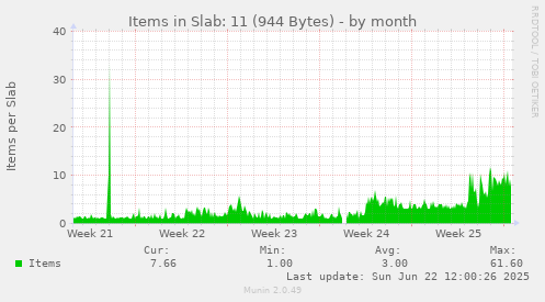 Items in Slab: 11 (944 Bytes)