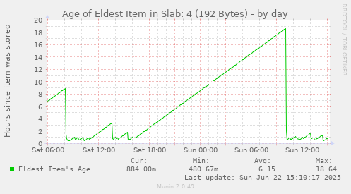 Age of Eldest Item in Slab: 4 (192 Bytes)